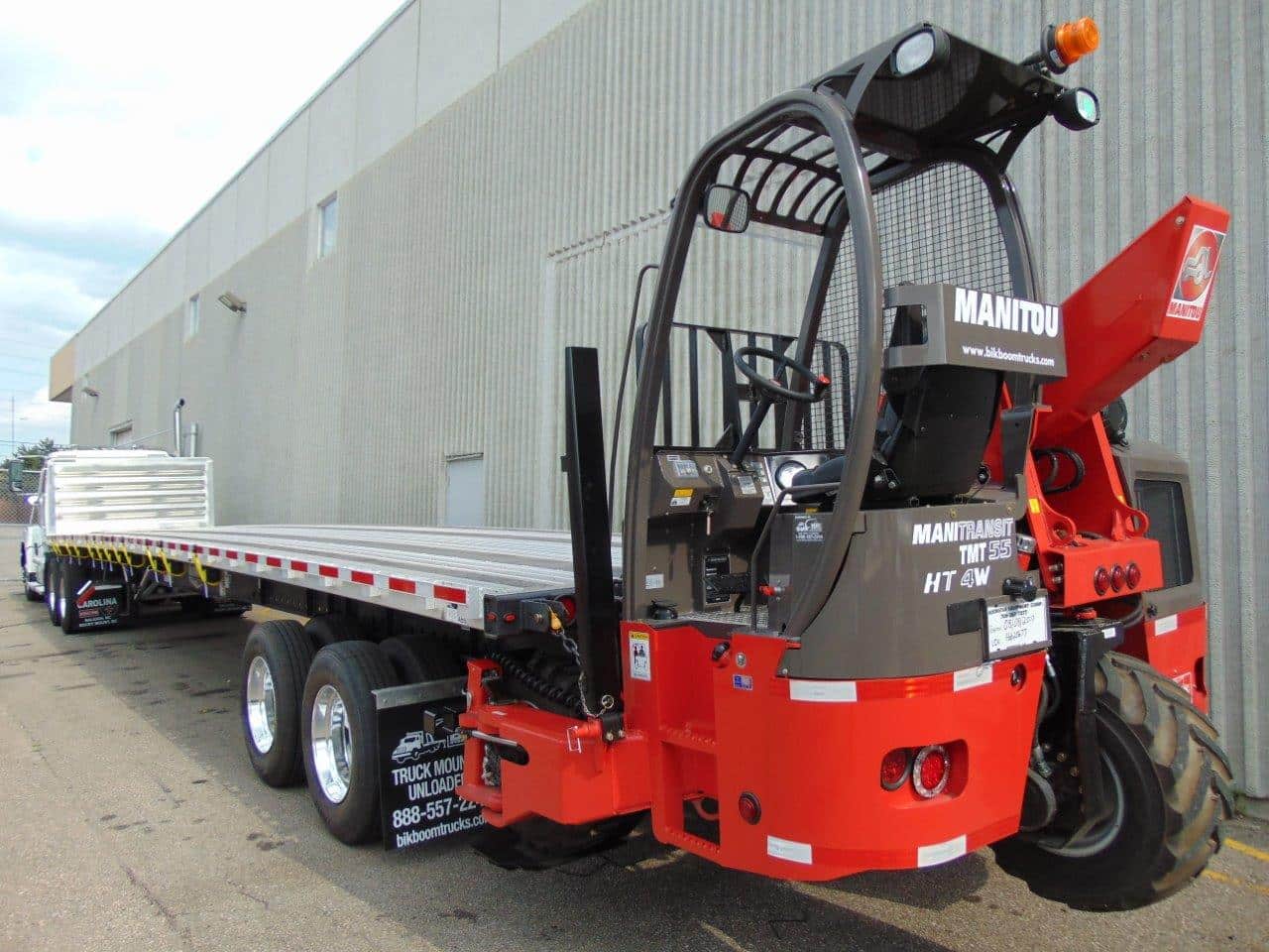 NEW 48′ T/A ALUM TRAILER W/MANITOU TMT-55 & WS 4700