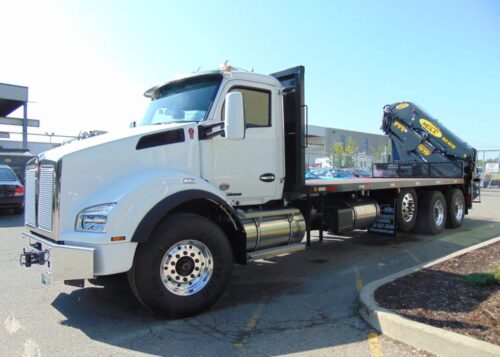 NEW HEILA HLR 45000 KNUCKLE BOOM ON NEW KENWORTH T880