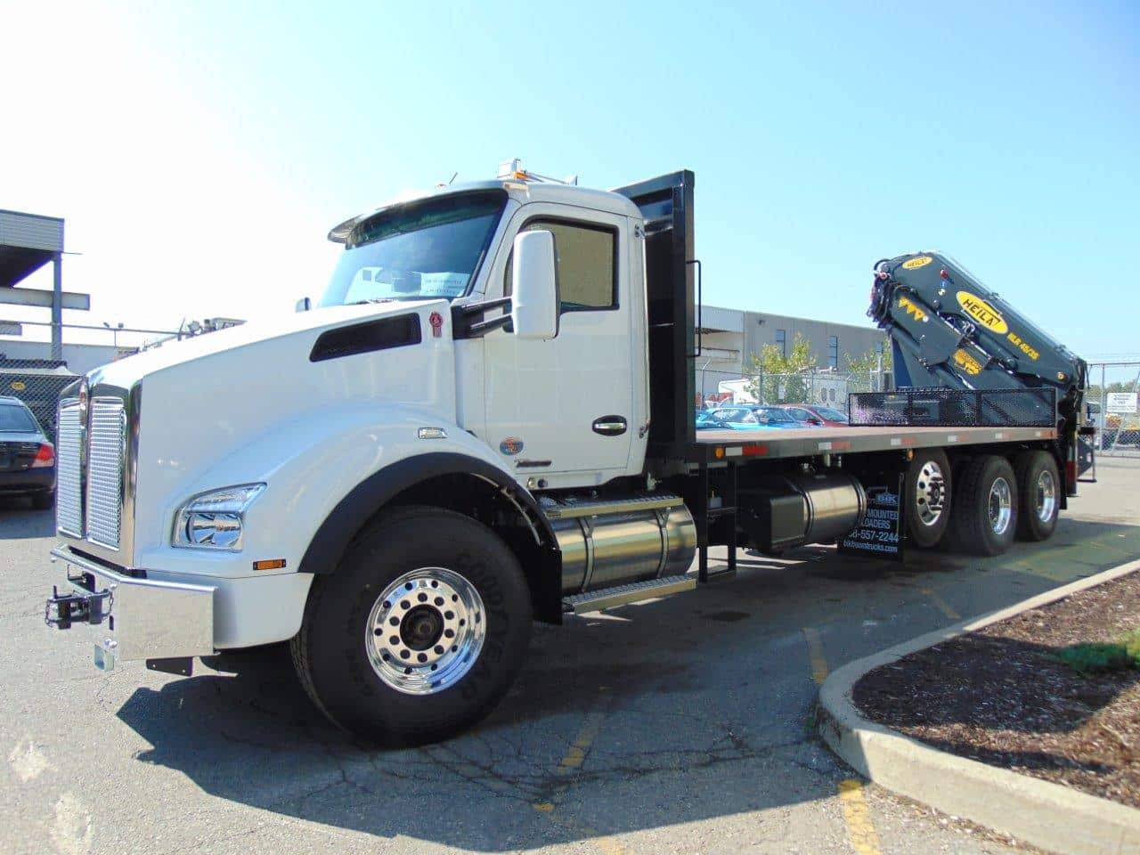 NEW HEILA HLR 45000 KNUCKLE BOOM ON NEW KENWORTH T880