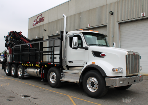 NEW BIK SERIES FC-110 ON NEW PETERBILT 567 5-AXLE