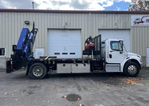 A USED 2019 FREIGHTLINER M2-106 WITH BIK TC-70 GRAPPLESAW