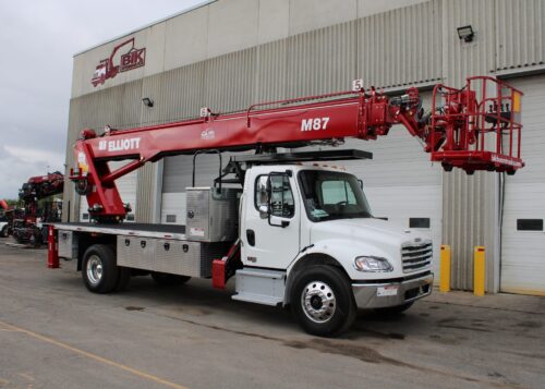 NEW ELLIOTT HiREACH M87 ON NEW FREIGHTLINER M2-106